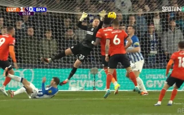 「やばくね」橋岡大樹新加入のルートンタウンが三笘不在のブライトンを4-0で圧勝！“格下”が見せた意地の開始20秒弾！