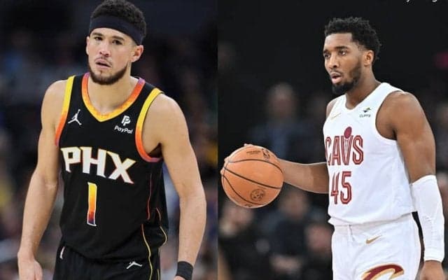 サンズのブッカー、キャバリアーズのミッチェルが1月の月間最優秀選手賞に選出