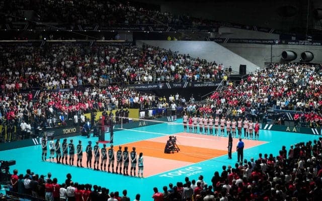 V Cupは新コートレイアウトで実施　ベンチは主審側に