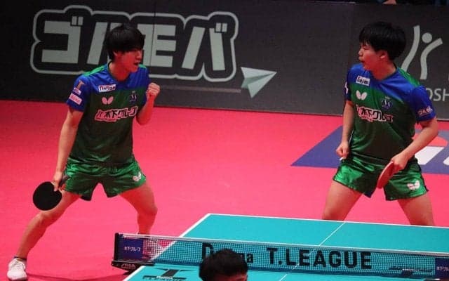 戸上隼輔、単複2点起用でエースの仕事　ペア結成の松島輝空を絶賛「16歳とは思えない」「ライバル関係」【Tリーグ】