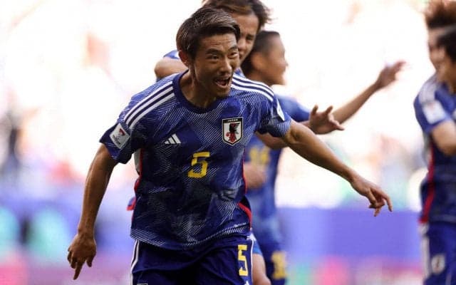 「よく粘った！」「最高のゴール！」日本代表が先制！先発起用の守田英正が強引な持ち出しから貴重なゴール、上田綺世のポストプレーも注目「うますぎる」【アジアカップ2023】