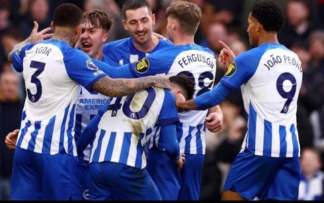 三笘不在のブライトンがクリスタル・パレスに4発快勝！【プレミアリーグ】