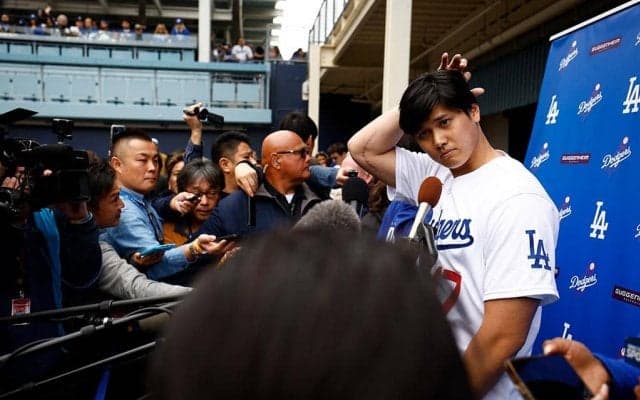 【MLB】大谷翔平、ド軍ファン感謝祭で見せた圧巻の“大絶景”　報道陣も巻き込んだ大フィーバーで魅了