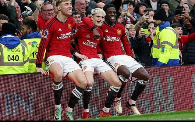 ユナイテッドが難敵ハマーズに完勝！　ホイルンド公式戦4連発にガルナチョが2ゴール【プレミアリーグ】