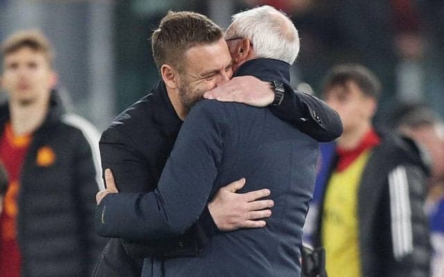 愛弟子に0-4で完敗…老将ラニエリが古巣ローマのデ・ロッシ新監督に賛辞「もうアドバイスは必要ないね」