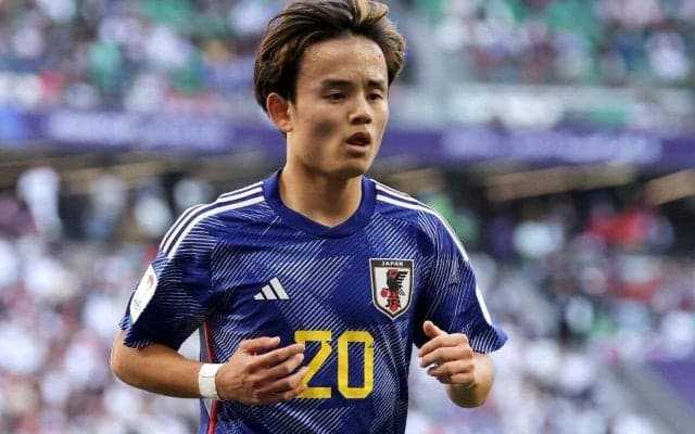 「すごいなこれ」「一番前にいる！」錚々たる顔ぶれの中に久保建英、米メディアのW杯告知画像に日本人大興奮「このメンツにいるの最高過ぎ」