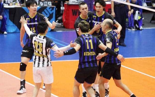 VリーグV1男子　首位パナソニックが2位サントリーに連勝