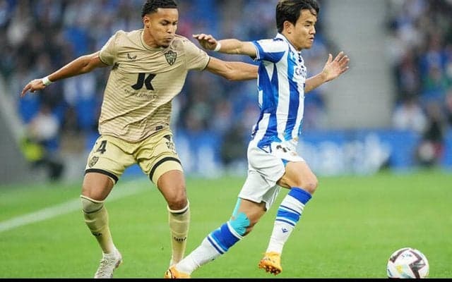 アルメリアのU-23ブラジル代表FWラザロ、パウメイラスへ買取OP付きレンタル