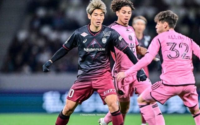 「今年のヴィッセルにとって大事なピースになる」神戸FW大迫勇也が川崎から加入した宮代大聖との連携に手応え！「大聖は前に行くパワーがすごくある」と関係構築狙う