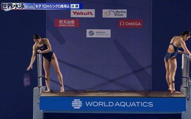北朝鮮ペアの“シンクロ率”がハンパない！演技前、スイムタオルを投げるところまで完全同期化 当然のように演技も息ピタリ