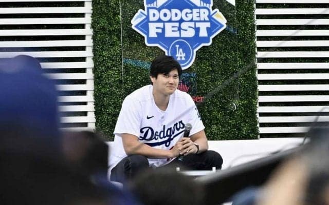 “大谷翔平祭り”で珍光景「デコピン様のご主人か～」　予想外のド軍ファンからの視線