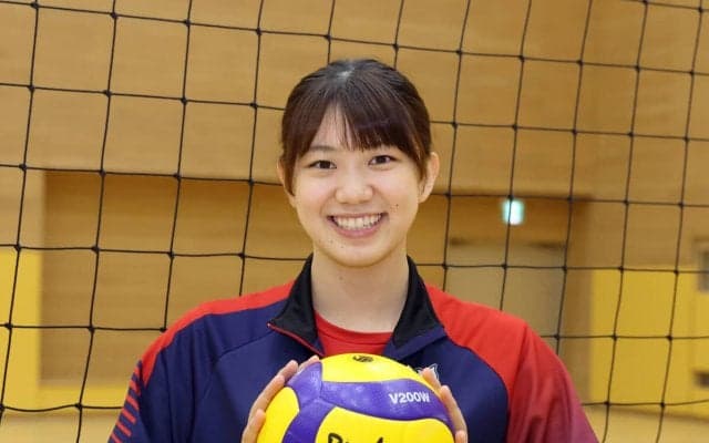 女子バレーのユース日本代表で石川真佑らと戦った野中瑠衣　夢のA代表入りに「え、私でいいの？」