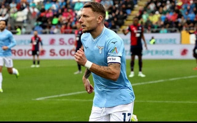 インモービレがセリエA通算200ゴール! ラツィオがカリアリに快勝、終盤出場の鎌田はポスト直撃シュート【セリエA】