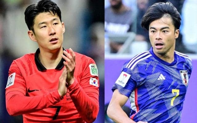 「味方にドンピシャ！上手すぎる！」三笘薫の目の前で決めた韓国代表主将ソン・フンミンの「逆転アシスト」に賛辞続々！「ズバ抜けてアジアNo1だわ」「別格だな」の声