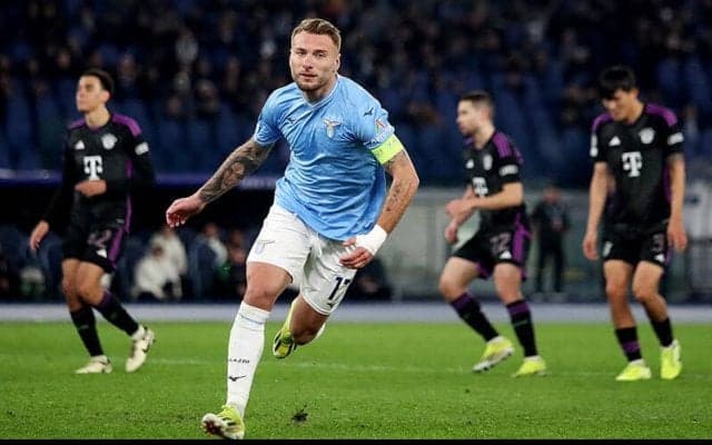 ラツィオがインモービレのPK弾で10人のバイエルンに先勝、鎌田は終盤出場【CL】