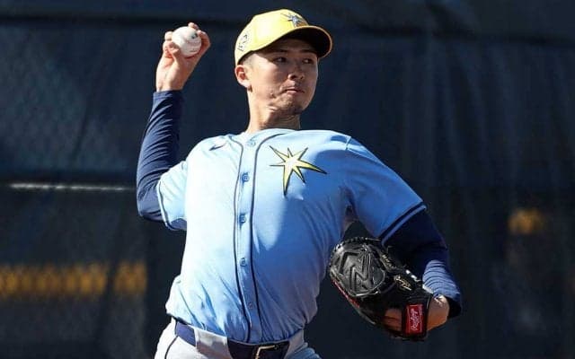 【MLB】マイナーからの下剋上なるか　レイズ上沢直之、招待選手としてキャンプイン　指揮官「誰よりも準備ができている」と高評価