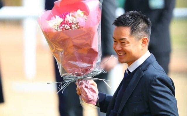 藤井勘一郎騎手、引退セレモニー…「競馬が大好きです」