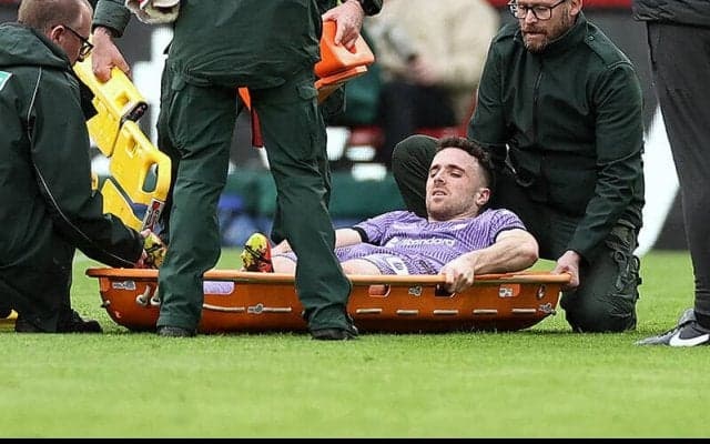 好調リバプールに新たに3人の負傷者…ブレントフォード戦前半にジョタらが負傷