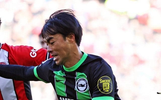 三笘薫、「一発レッド」を誘発 「引いた相手をどう攻めるか」のお手本を披露した