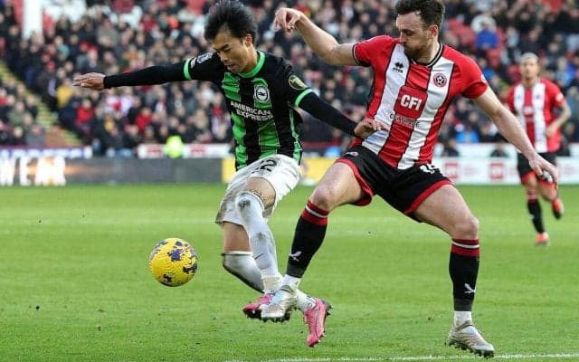 「良いクロス」「アシストかと思った」三笘薫が絶妙クロスでオウンゴールを誘発「クロスを上げる場所がいい」