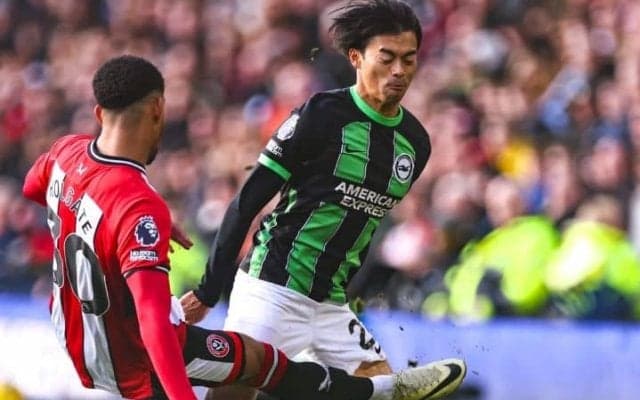 「ミトマのキャリアを危険に」三笘薫への悪質タックルに英重鎮FWも怒りの苦言「信じられないほど危険なプレーだ」