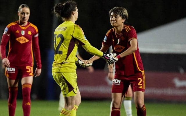 熊谷紗希&南萌華のローマが女子セリエA連覇へ前進！レギュラーシーズンを2位と8pt差の首位で終える