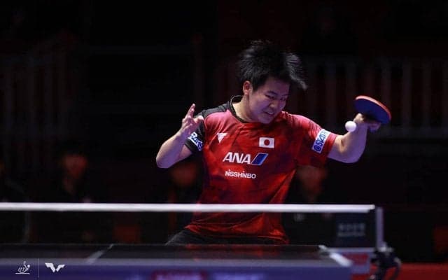 初出場の16歳松島輝空に注がれる熱視線　WTT公式も台湾相手の激闘に注目「経験豊富な荘智淵に大勝利」【世界卓球】