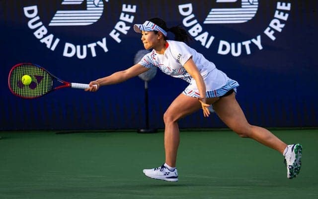 日比野菜緒、全豪準Vのジェンにフルセットで敗戦。ベスト16入りならず[ドバイ・デューティー・フリー・テニス選手権]