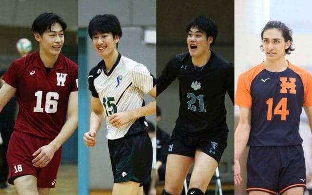 2024年度春季関東大学男女1部バレーボールリーグ戦の日程と組み合わせ   