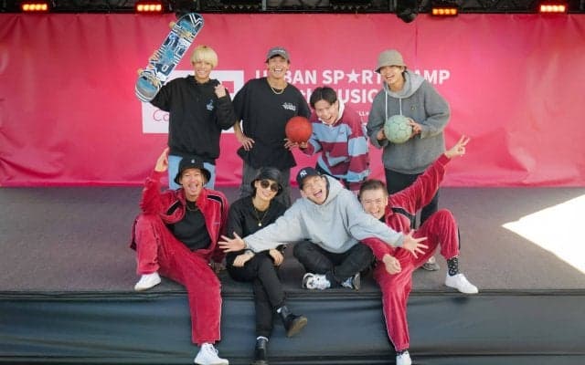 Jヴィレッジを舞台に！「Urban Sports Camp」が福島に笑顔を届ける！