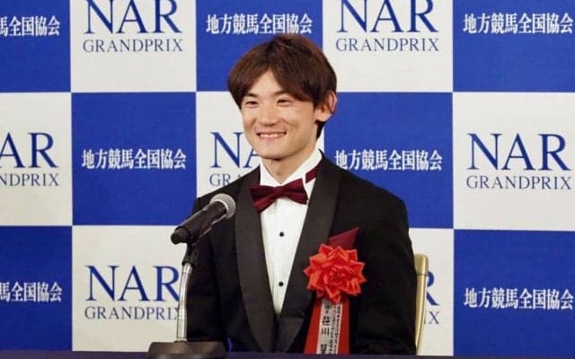 【NARグランプリ】笹川翼騎手が最優秀賞金収得騎手賞…「馬に乗るのが上手くなりたい」