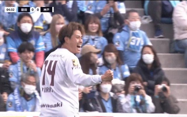 昨季王者の神戸が昇格組・磐田に完封勝利！汰木康也の技ありボレー弾などで連覇に向けて好スタート！