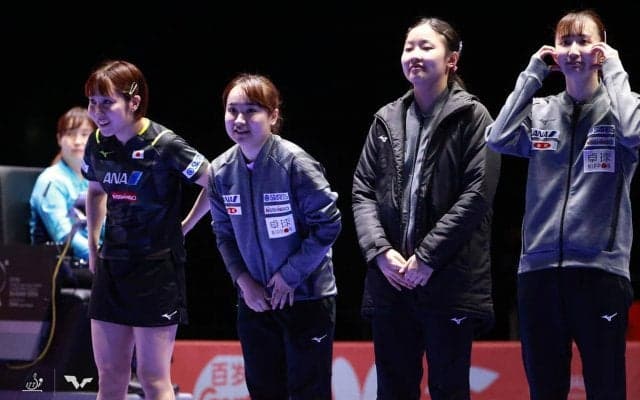 最強日本女子に立ち向かう中国は「間違いなく優勝候補」　WTTが決勝展望「自信をもつ」と53年ぶり金も期待【世界卓球】