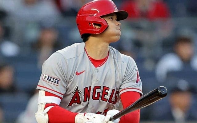 ジャッジに“阻まれた”大谷翔平が「本当に悔しそう」　NY大熱狂…落胆エ軍ベンチとの明暗