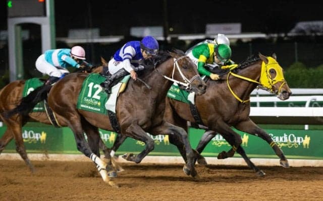 【サウジカップ】大激戦のゴール前！ウシュバテソーロは惜しい2着…セニョールバスカドールが差し切る