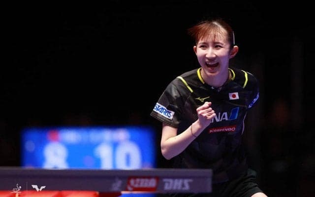 東京五輪金・陳夢撃破の早田ひなは「日本のナンバーワン」　見せた超絶ラリー、会心ガッツポーズにWTT称賛【世界卓球】