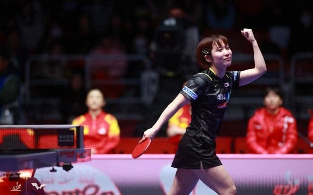 平野美宇は「自分の章を築く準備ができていた」世界2位相手の圧巻ストレートにWTT称賛「見事な勝利」【世界卓球】