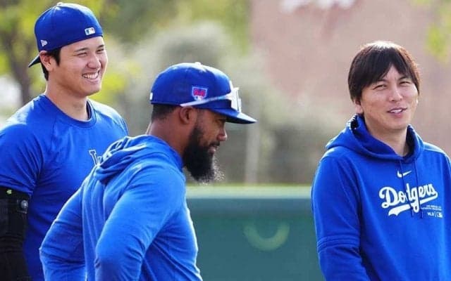 水原通訳が「ムキムキになりそう」　大谷翔平に対抗？…本業以外での“献身”が話題