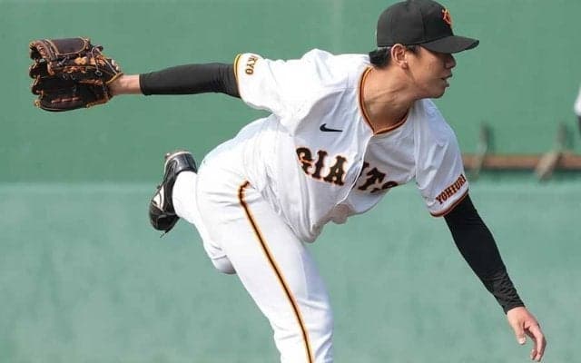 巨人ドラ5は「開幕1軍狙える」　直球勝負で圧倒…148キロも「ガン以上に速く感じる」