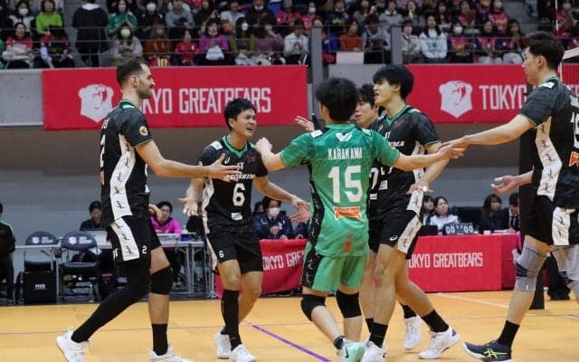 VリーグV1男子　JT広島のV・ファイナルステージ進出が決定