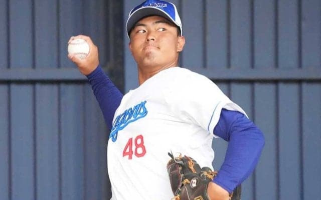 指名漏れから躍動…中日ドラ5が「凄くね？」　王者相手に完璧投球、突如現れた22歳