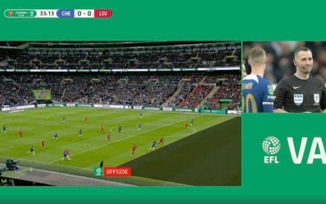 「どこがオフサイド？」「何分かかってんだよ！」“際どすぎるVAR”でゴールが取り消された瞬間　ハンパない緊張感…肉眼では絶対に不可能な“超精密判定”にスタジアム騒然！