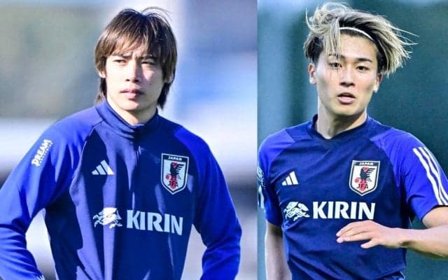 「本当に何色でも似合っちゃうのね」伊東純也＆中村敬斗の揃っての「ニューヘアカラー」にファン歓喜！「2人で一緒に美容室行ったのかな？」「メッシュ似合ってるー」の声