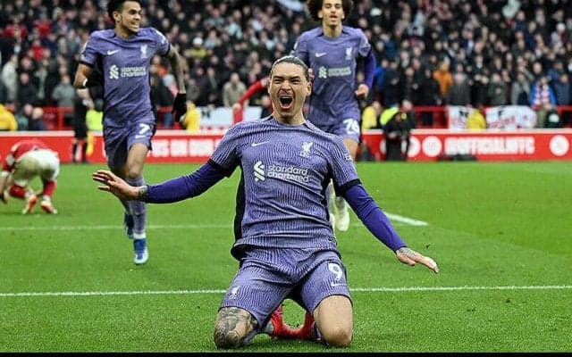 ヌニェスの後半ラストプレー弾で劇的勝利リバプールが首位で次節シティとの大一番へ！　遠藤航は途中出場で復帰【プレミアリーグ】