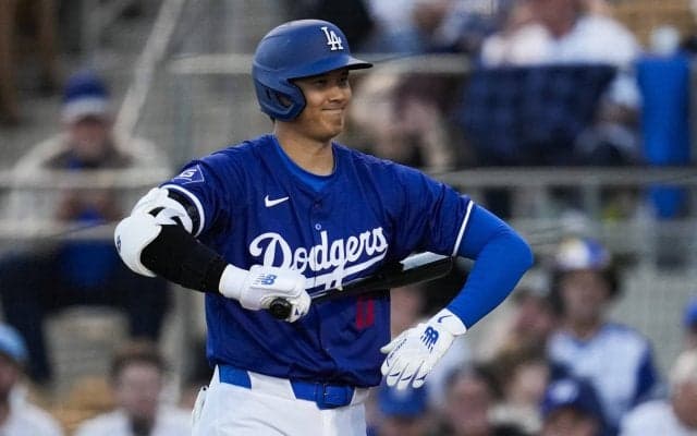 大谷翔平、オープン戦3試合目で初猛打賞の大暴れ！あと少しでホームランのフェンス直撃三塁打含む3安打に球場のファン熱狂 打率.714で7打席連続出塁