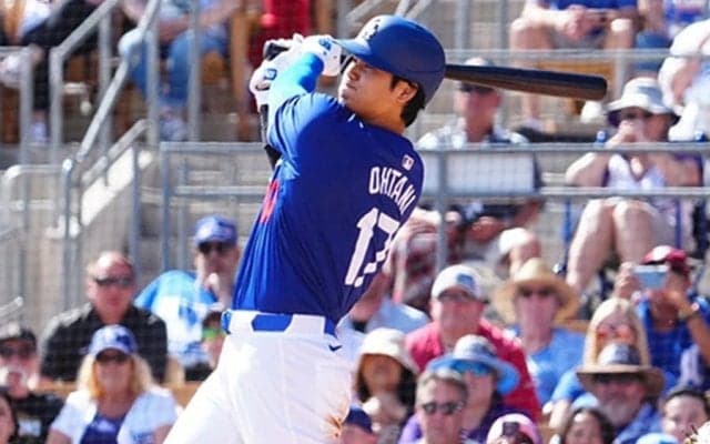 “消えた”打球に衝撃「もうバケモン」　勘違いも当然…大谷翔平の弾丸が「エグすぎる」