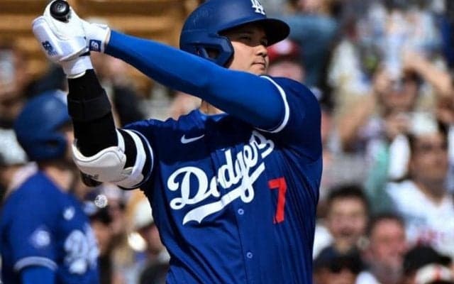 今春OP戦で驚異の長打率1.429＆OPS2.207！ 止まらない大谷翔平に米ファンも愕然「抑えるのは不可能だ」「やっぱバケモノ」