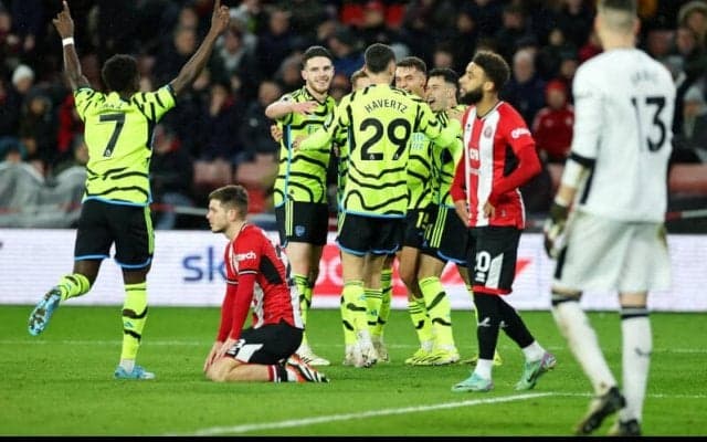 冨安欠場のアーセナルがゴールラッシュで最下位ブレイズを6発粉砕！【プレミアリーグ】