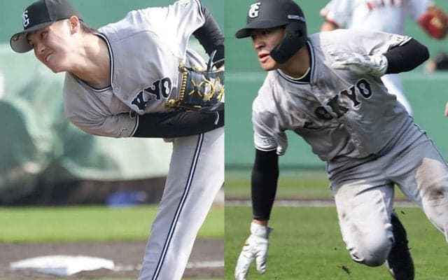 巨人、育成2選手の支配下登録を正式発表　20歳右腕の京本真と19歳遊撃手の中田歩夢