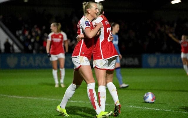 最多6度の優勝誇るアーセナルが大勝で決勝進出！相手は長谷川唯のシティvs浜野まいかのチェルシーの勝者【女子コンチネンタルカップ】